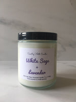 White Sage + Lavender Candle